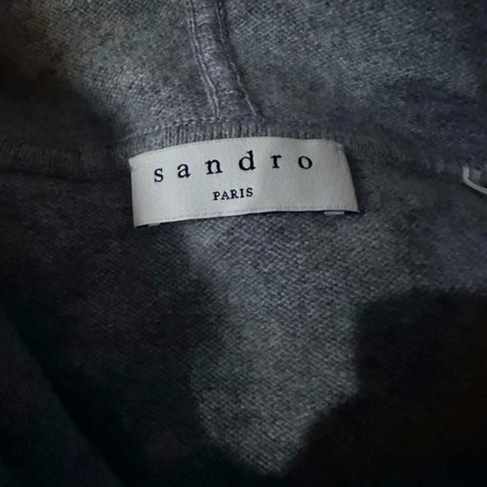 Sandro Brunelle Dress Sz 4 Sweater Waist-tie Wool Cashmere-blend luxury